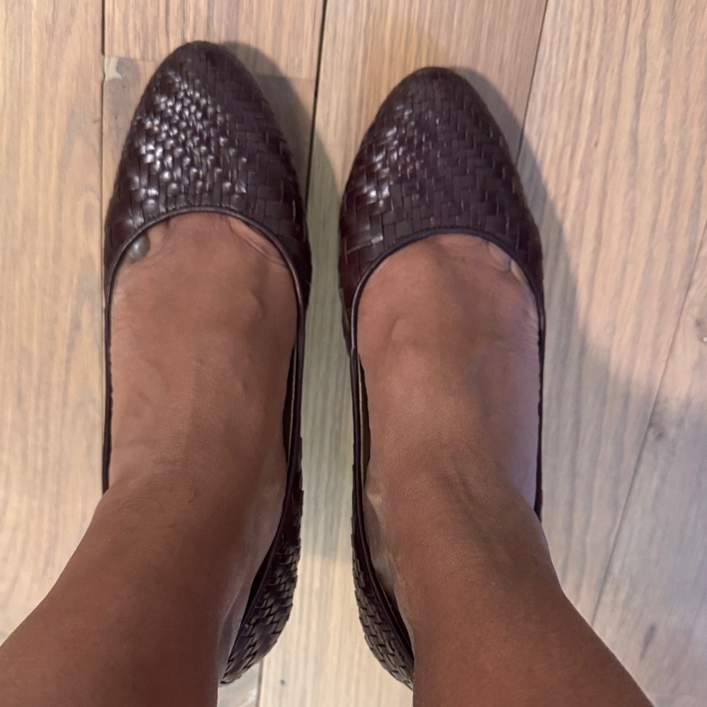 Cole Haan Dark Brown Woven pump 6